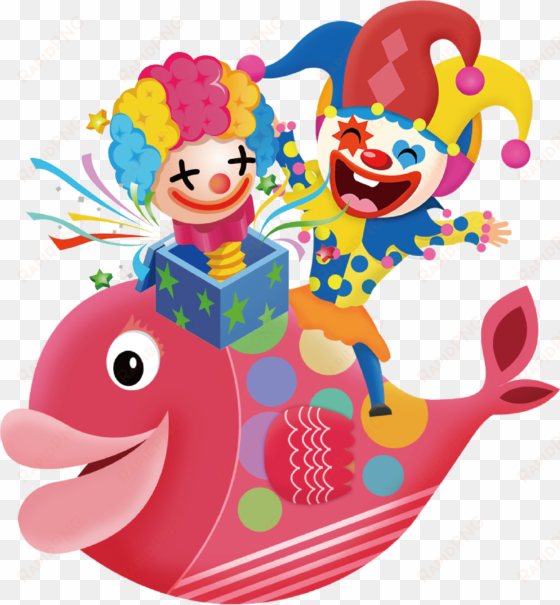 april fools day clown funny - illustration