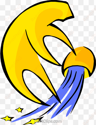aquarius symbol, astrology royalty free vector clip - aquarius