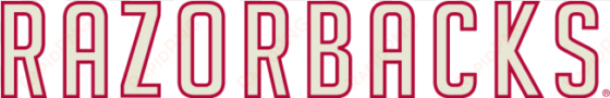arkansas razorbacks iron ons - logo