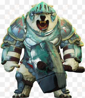 armored arctos grizzly image - orc must die unchained grizzly