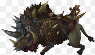 armored razorback - wow pvp mounts png