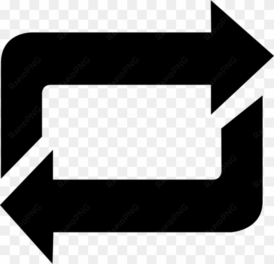 arrow repeat comments - repost logo png
