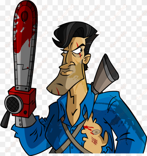 ash williams cartoon