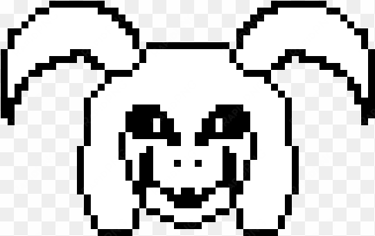 asriel dreemurr face - pixel art