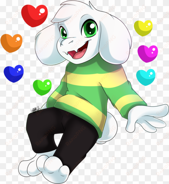 asriel with the human souls - asriel ut