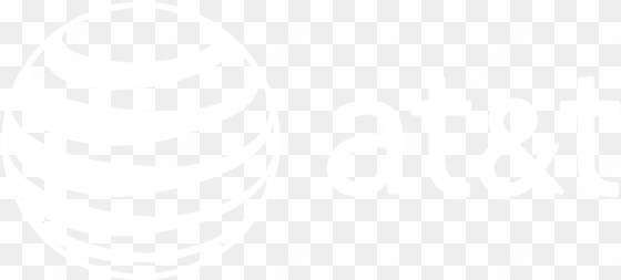 at&t - at&t logo white png