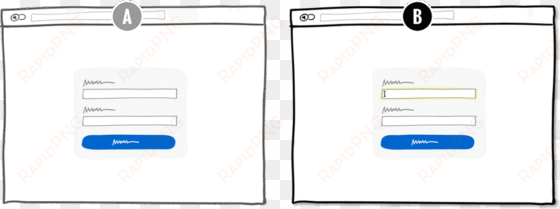auto focused form field - marketing