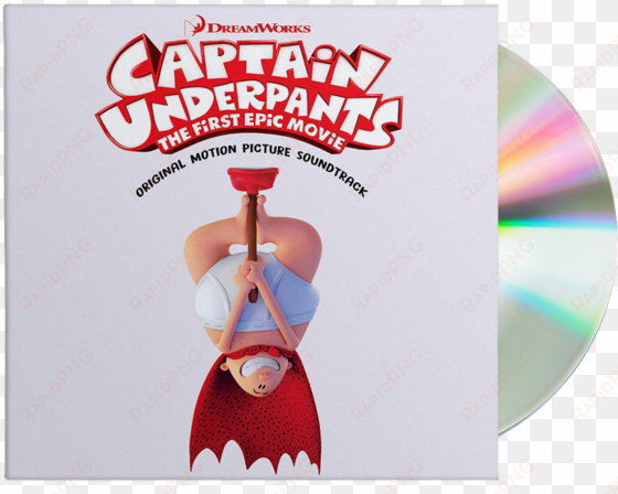 *autographed* official soundtrack cd - captain underpants the first epic movie