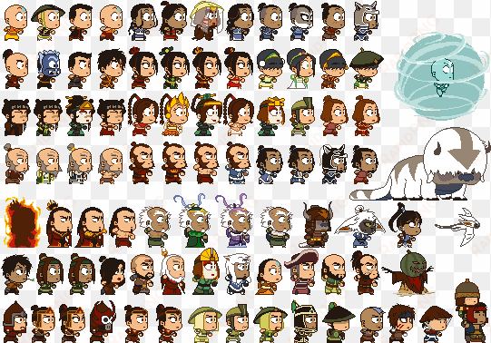 avatar the last airbender set by shiki-tenken image - avatar characters