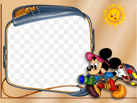awesome frames to add to disney photos - mickey mouse border and frame