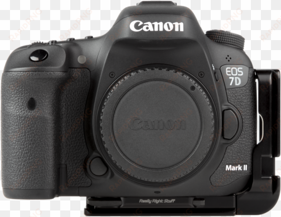b7d2 aluminum l plate attached to canon 7d mark ii - canon 7d mark 2 png