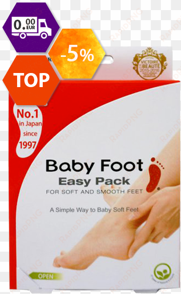 baby foot easy pack deep exfoliation