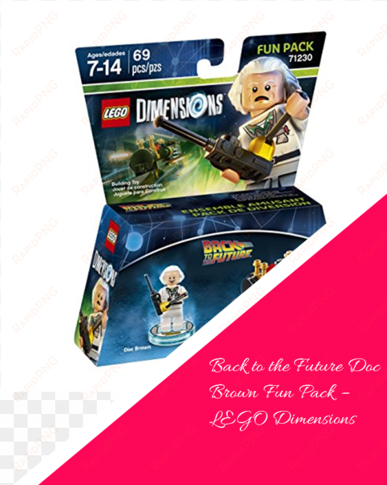 back to the future doc brown fun pack lego dimensions - lego dimensions doc brown