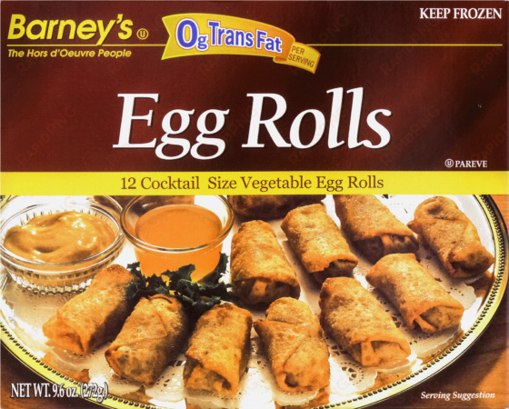 barney's cohens egg rolls - 9.6 oz box