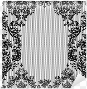 baroque seamless vintage lace background wall mural - necklace love-t-shirts women
