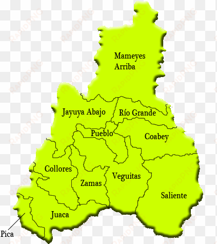 barrios of jayuya, puerto rico puerto rico, san juan, - mapa de jayuya puerto rico