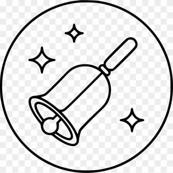 bell handheld announcement urgent comments - circle