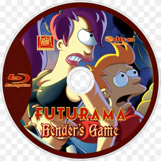 bender's game bluray disc image - futurama bender's game dvd