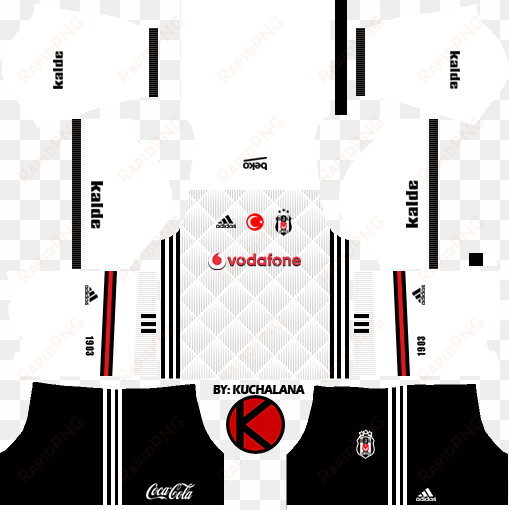 besiktas j - k - 2017/18 - dream league soccer kits - kit dream league soccer 2018
