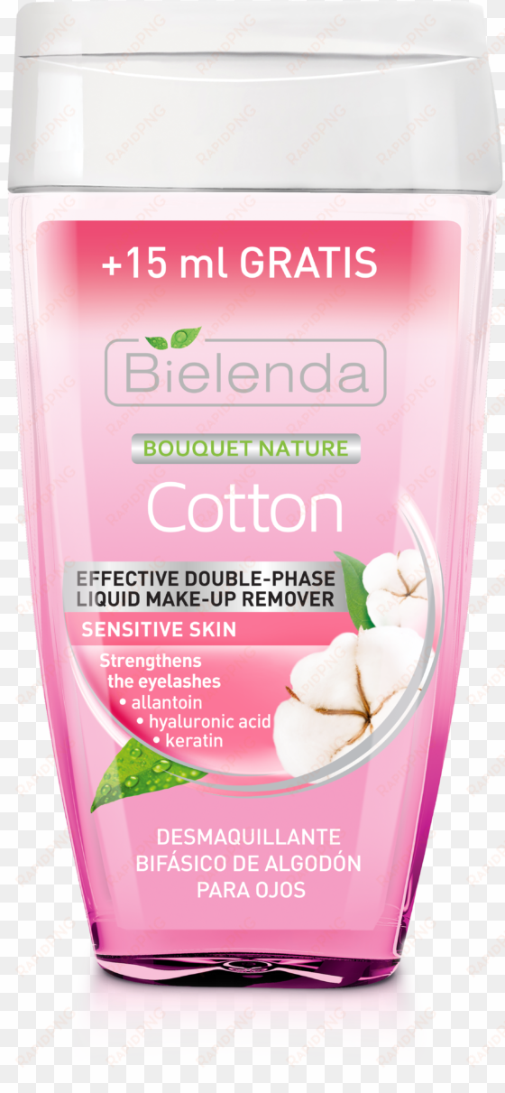 bielenda cotton double-phase eye makeup remover 125ml+15ml