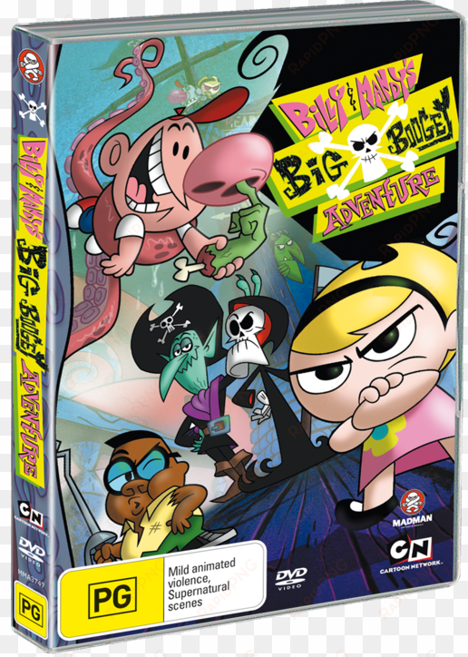 billy and mandy's big boogey adventure - grim adventures of billy & mandy dvd