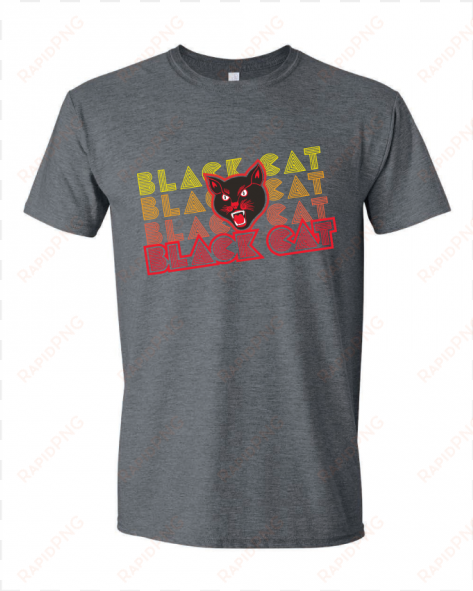 black cat repeat t-shirt - civil engineering green shirts