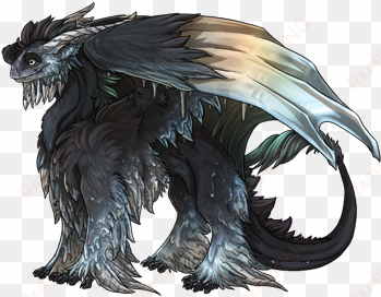 black ice - neon dragon