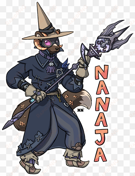 black mage nanaja - cartoon