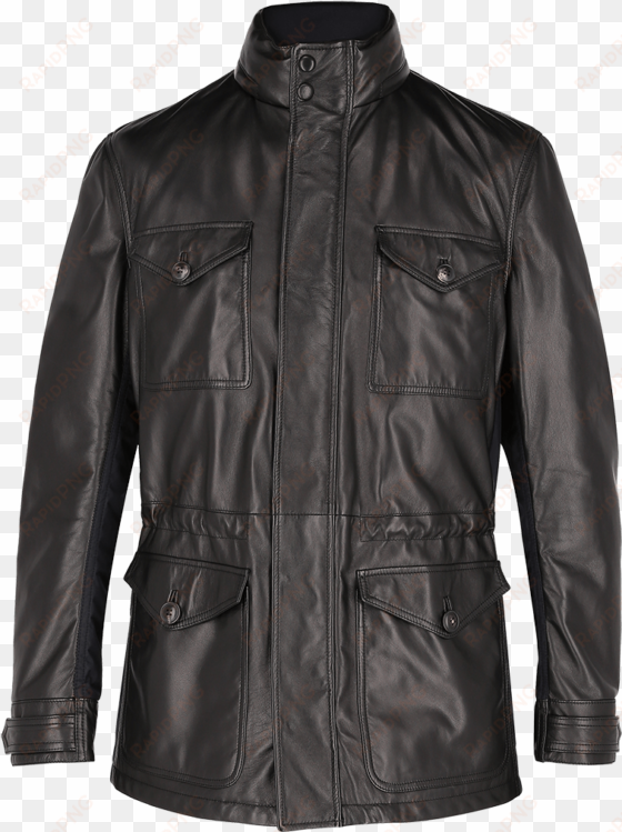 black nappa field jacket - joop herren jacke