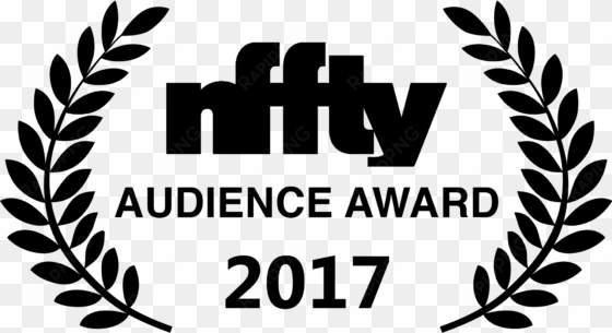 black on transparent background - film festival laurels