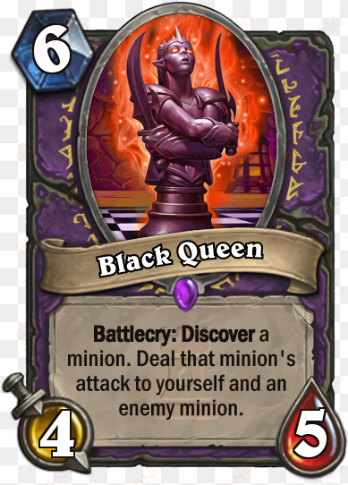 [black queen] servants and power, but at what cost - bgh hearthstone