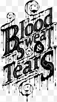 blood, sweat, & tears - blood sweat and tears bts symbol