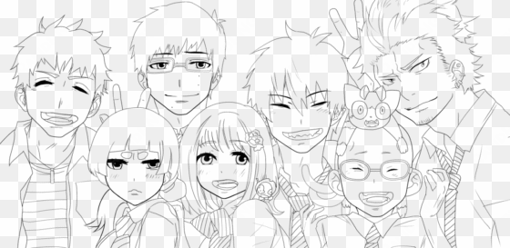 blue exorcist coloring pages 3 by karen - ao no exorcist lineart
