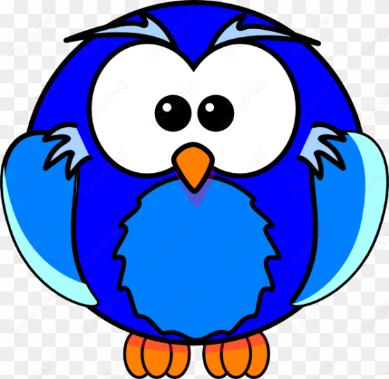 blue owl clip art