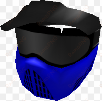 blue paintball mask - black mask roblox
