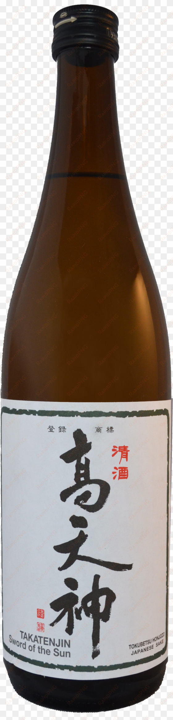 bottle shot - takatenjin sword of the sun tokubetsu honjozo sake