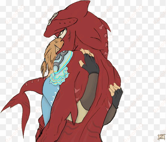 botw link sidon zelda sidlinkfreetoedit - sidon botw