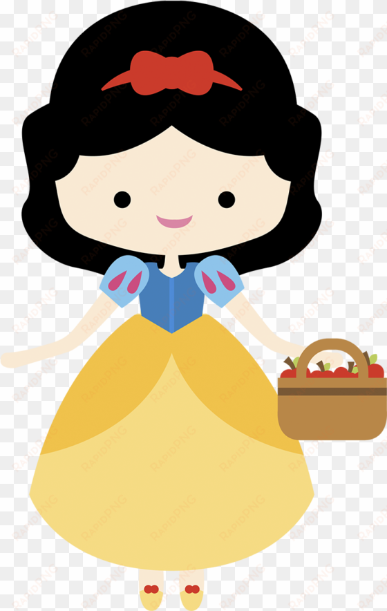 branca de neve cute - cute disney princess clipart