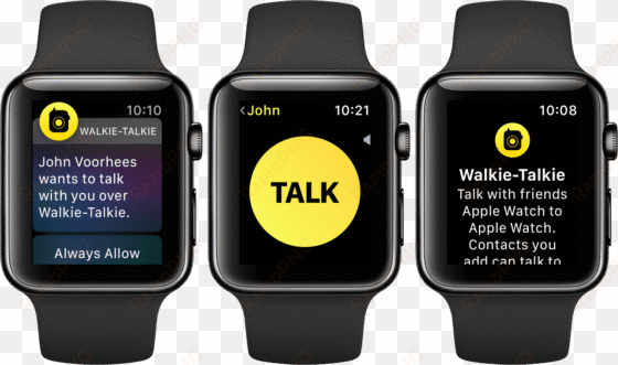 brand new in watchos 5, walkie-talkie joins the short - apple watch os 5 control center