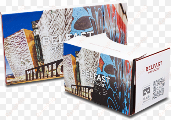 branded google cardboard in belfast design virtual - carton