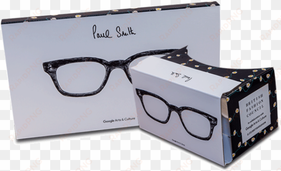 branded google cardboard in paul smith design virtual - branded cardboard vr glasses