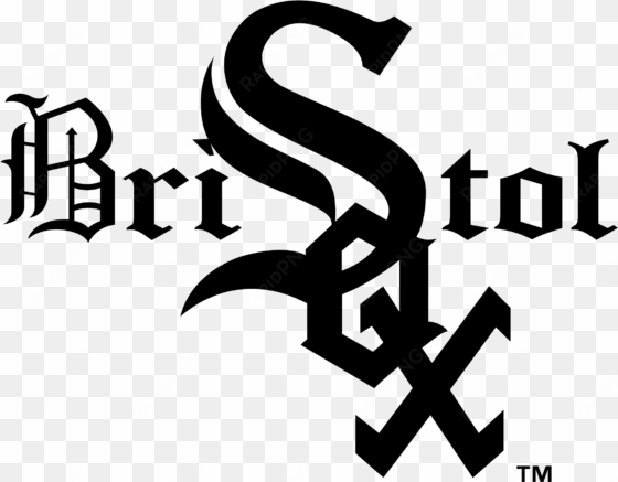bristol white sox logo png transparent - chicago white sox logo black and white
