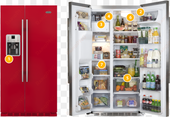 britannia fridge freezer - refrigerator