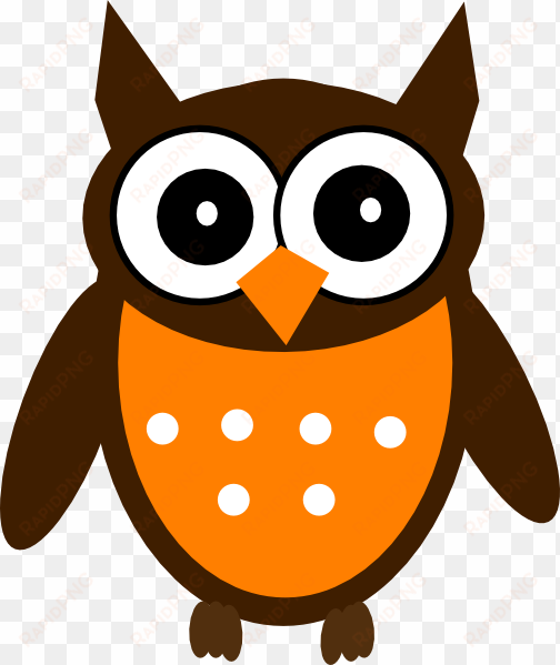 brown orange owl clip art at vector clip art online - brown owl clip art