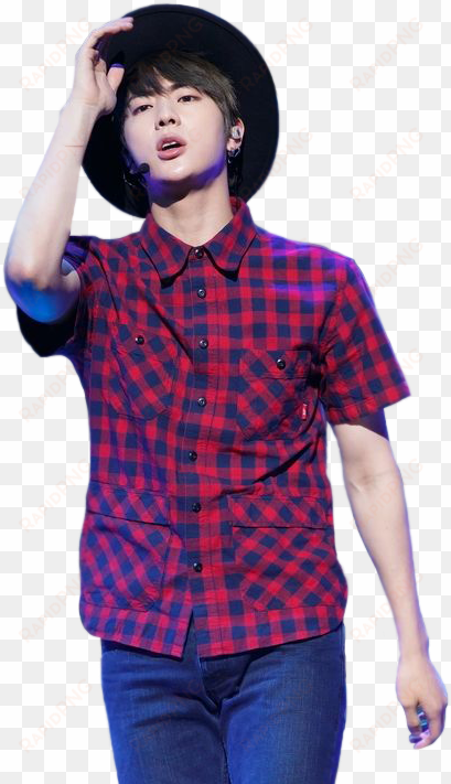 bts jin clear background