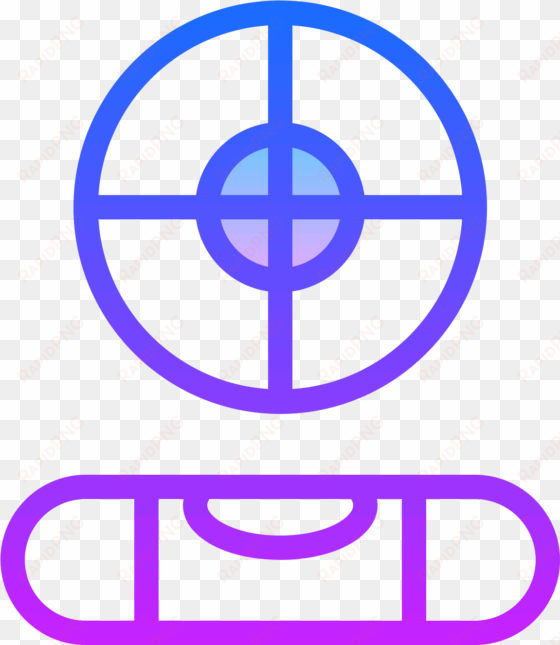 bubble level icon - solar system symbols earth