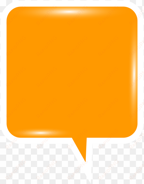 bubble speech orange png clip art image - briefing.com, inc.