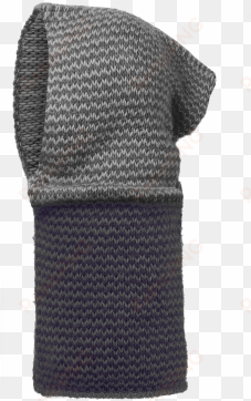 buff knitted hood buff one size