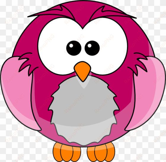 buho clip art - fat owl cartoon