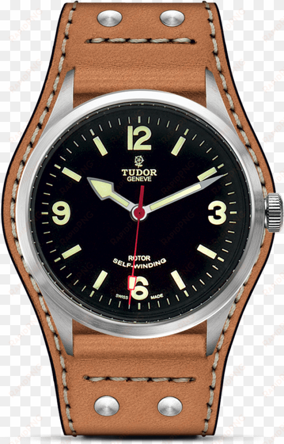 bund leather strap - tudor heritage ranger ref. 79910